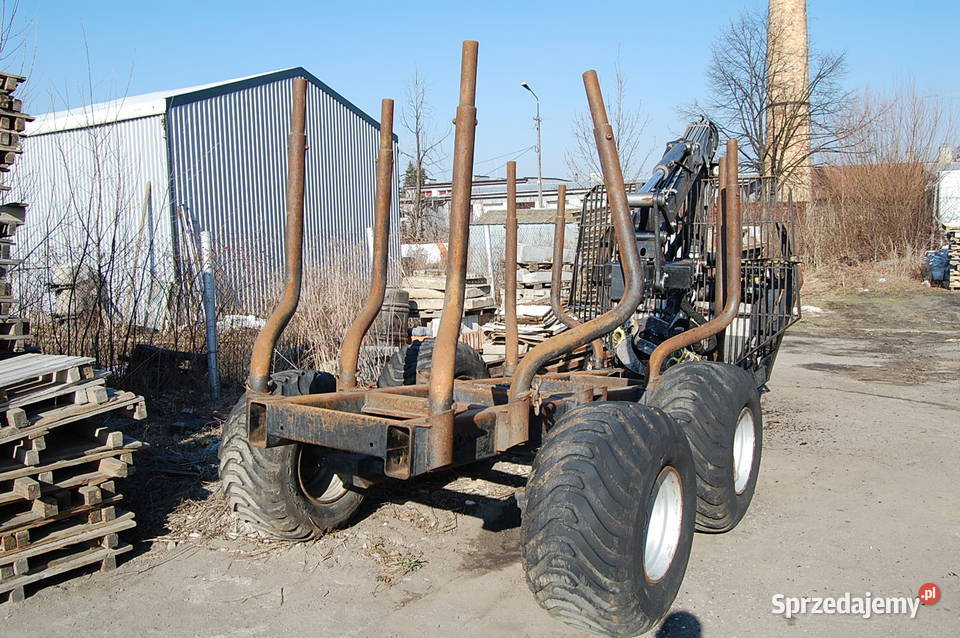 Przyczepa leśna PALMS 13D 572 Dzwig sprzedam