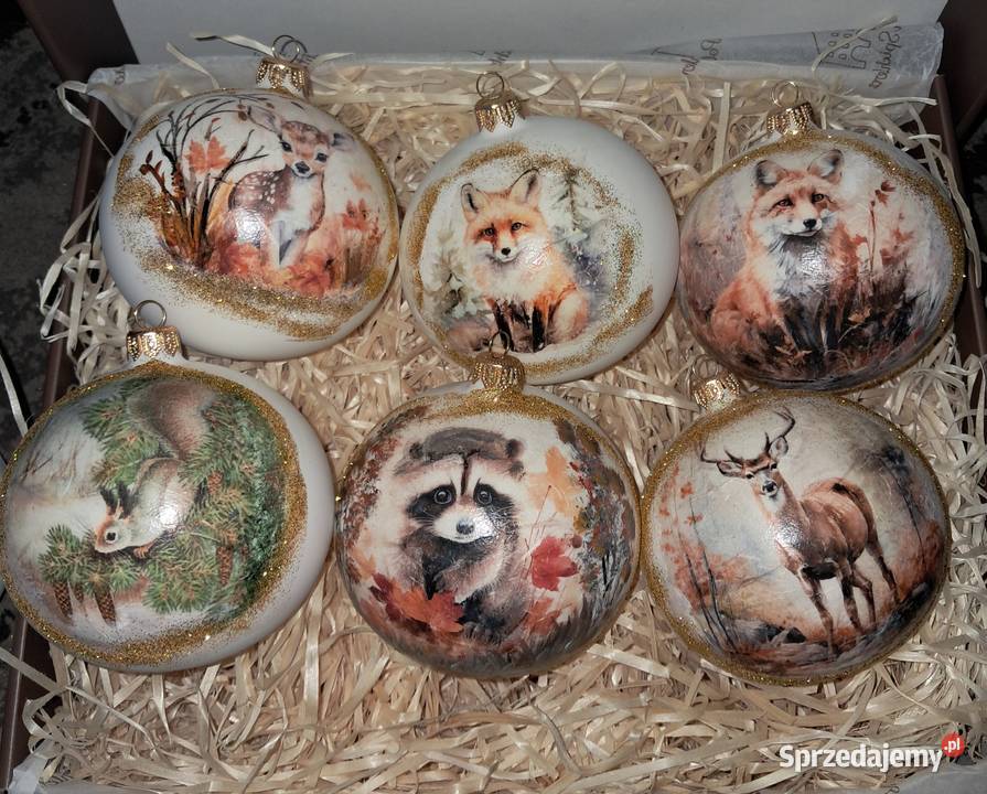 Bombki choinkowe szklane Krosno
