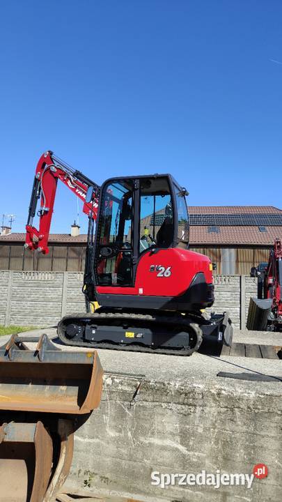 Nowa minikoparka Yanmar SV26 leasing 0 Zgierz