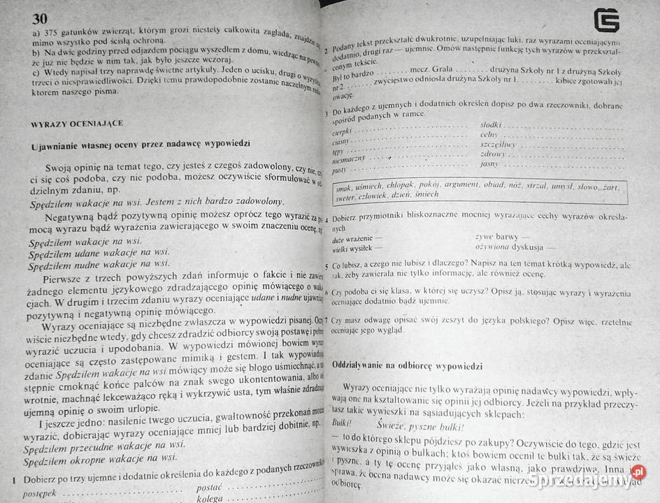 Język Polski 8 Odpowiednie dać rzeczy Maria Chełm