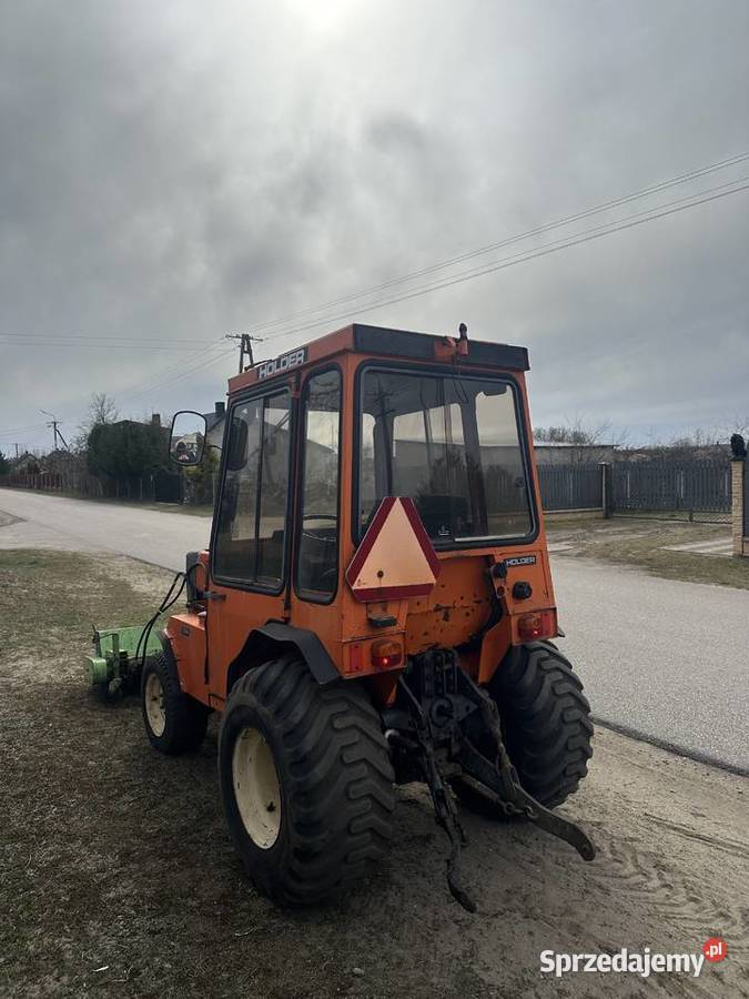 Mini Ciągnik Holder P70 z szczotką Łyse