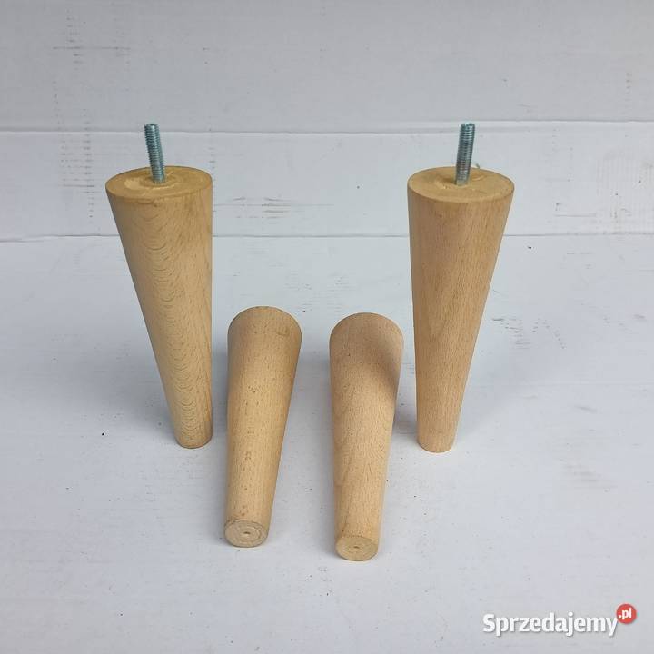 Nogi Drewniane Bukowe Proste Naturalne dwie Zabrze