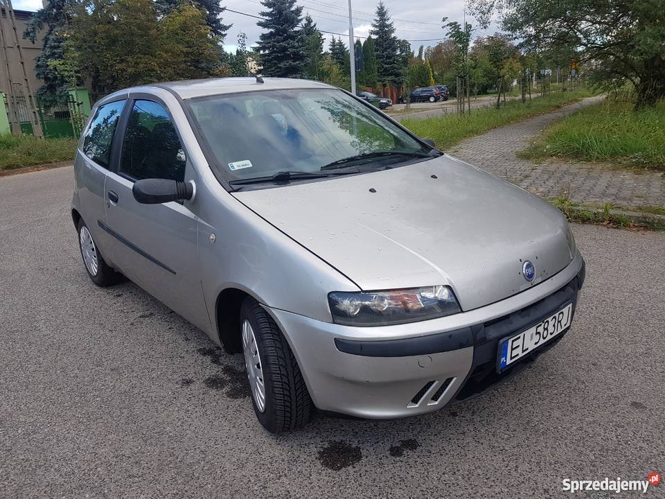Fiat Punto 2 19JTD Wspomaganie Elektryka Sprawna poduszka powietrzna Łódź