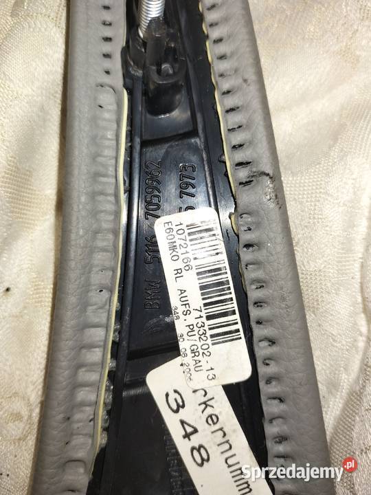 Górna tapicerka tunelu środkowego BMW E60 E61 Poręba