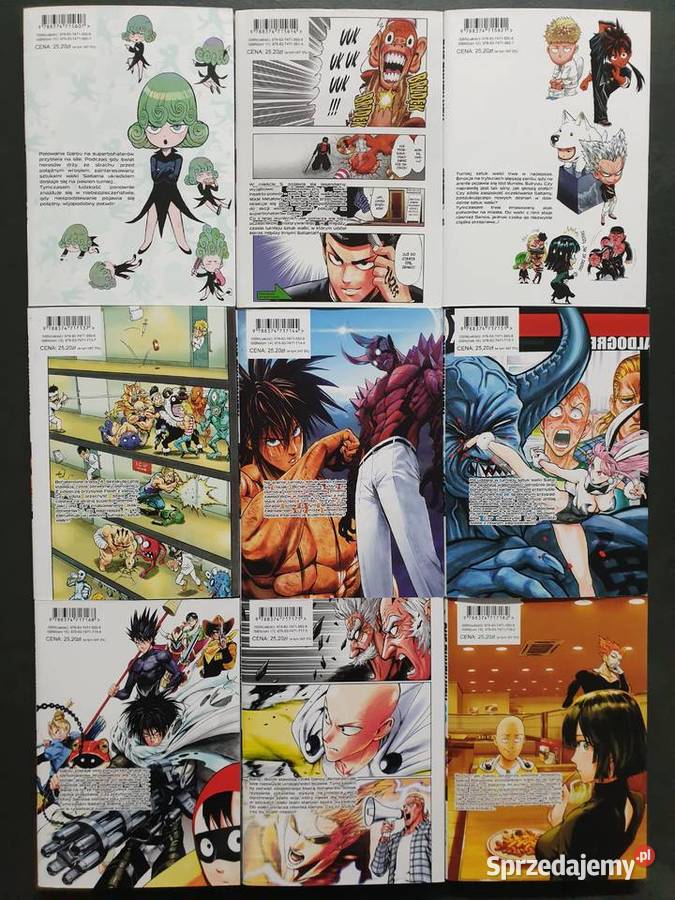 OnePunch Man zestaw 18 tomów Manga