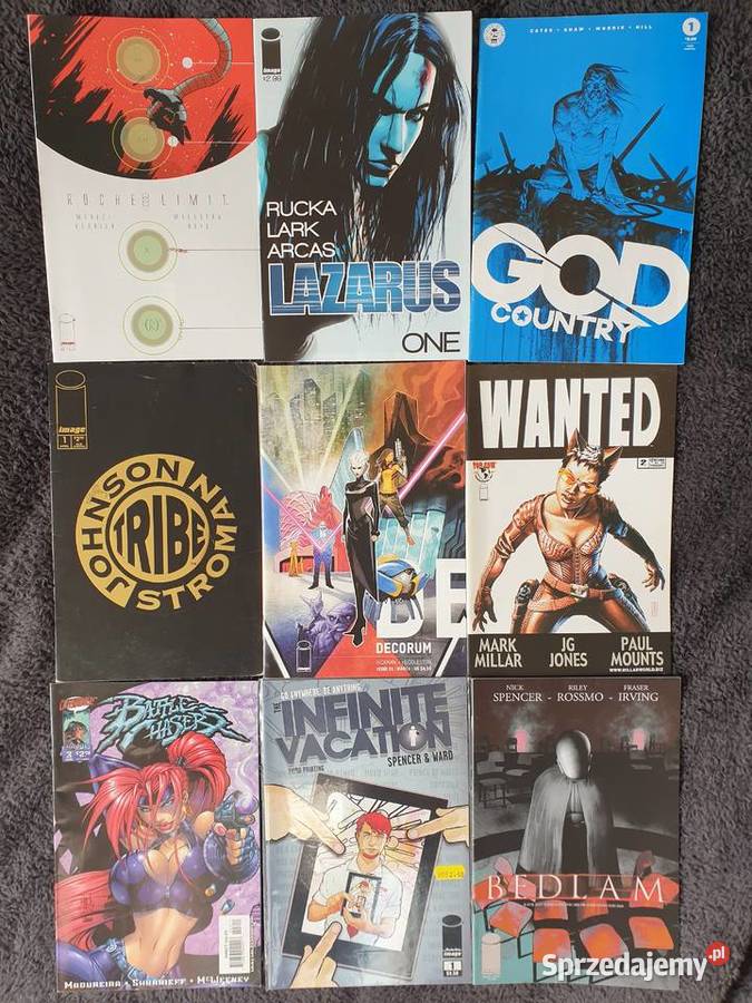 Zestaw 50 oryginalnych komiksów Image USA Amerykańskie Gdynia