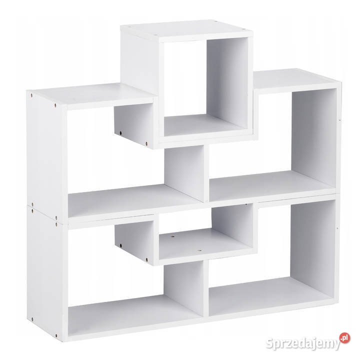 Regał szafka modułowa komoda półki biała Smogorzów