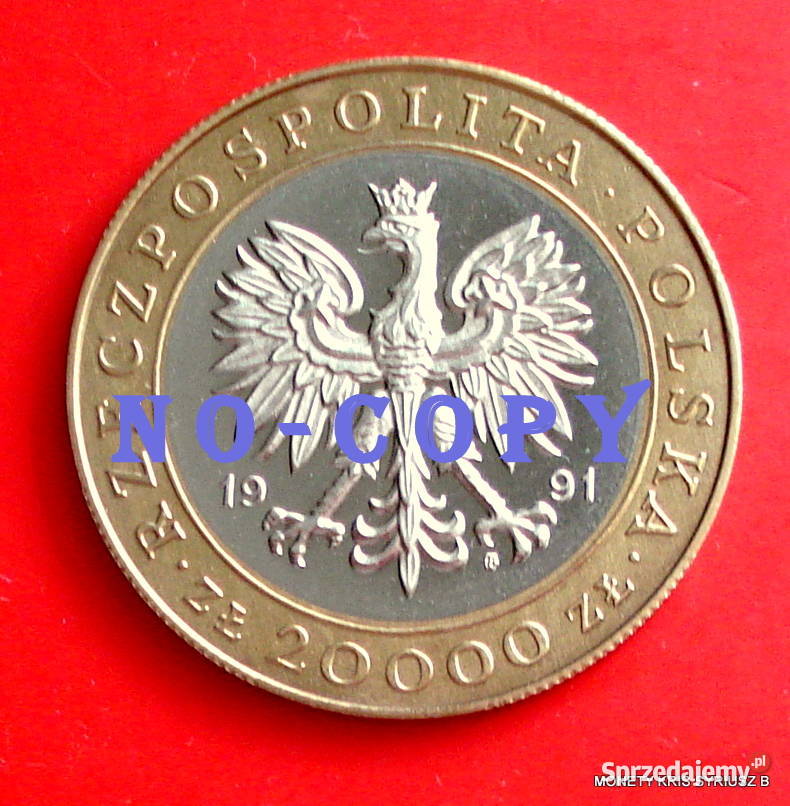 20000 1991r 225 Lat Mennicy Warszawskiej Wrocław
