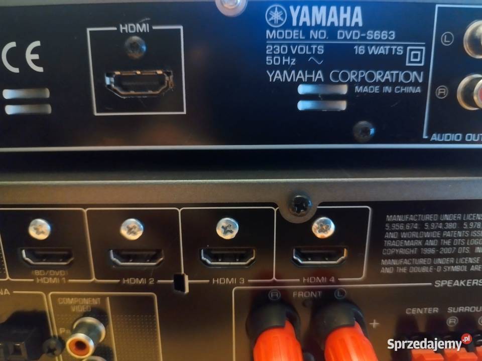 ZESTAW YAMAHA RXV465 DVDS663 sprzedam