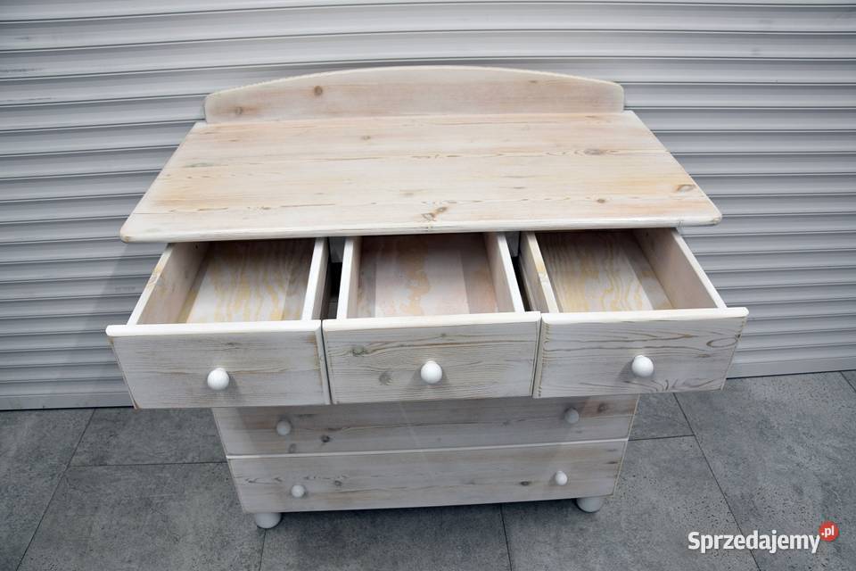 komoda z szufladami z drewna sosnowego nowa Olsztyn