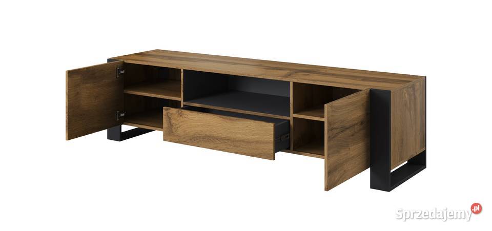 Szafka rtv 180 antracyt wotan WOOD Tarnów