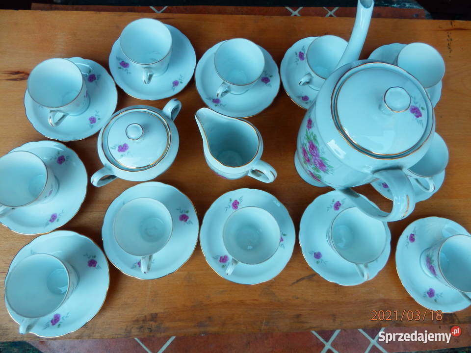Porcelana ćmielów serwis do kawy Tarnobrzeg