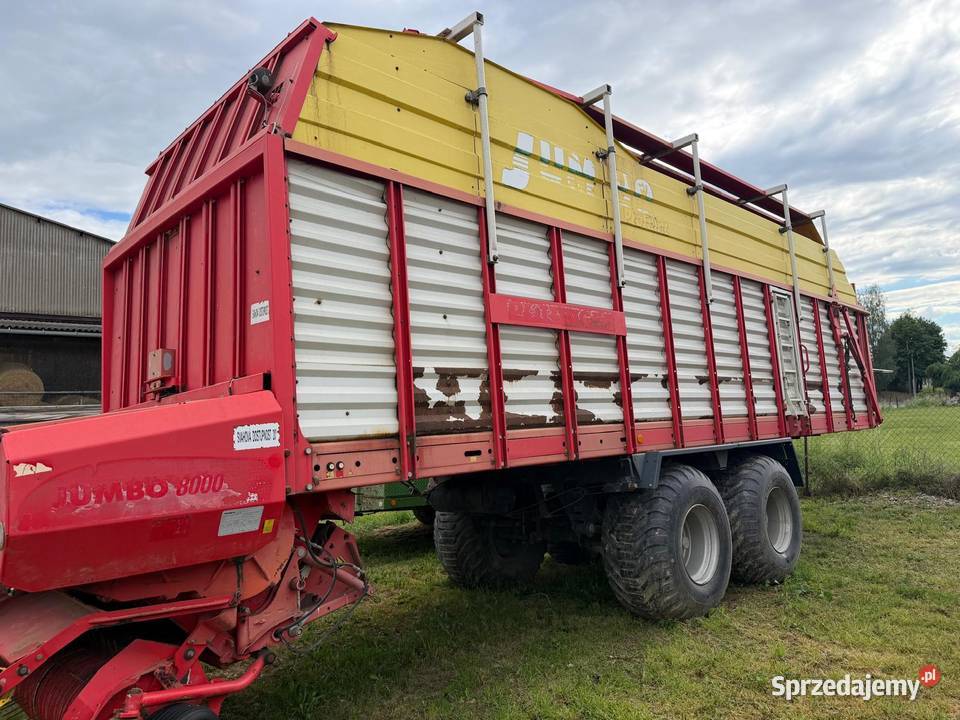 Przyczepa samozbierąjca Pottinger Jumbo 8000 nieuszkodzony Nowa Ruda