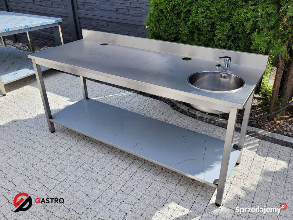 Zlew gastronomiczny 1komorowy 190x70x85 Ostrów Wielkopolski