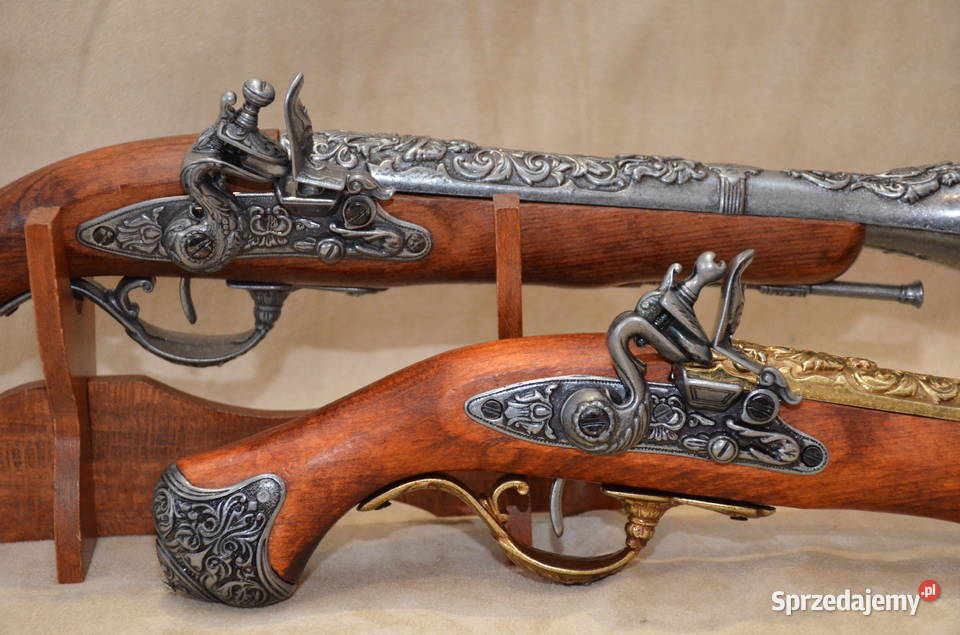Replika broni angielski garłacz XVIIIw DENIX wielkopolskie Środa Wielkopolska