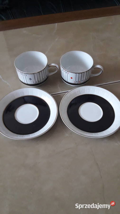 Ćmielów komplet zestaw brydżowykarciany Janów Lubelski