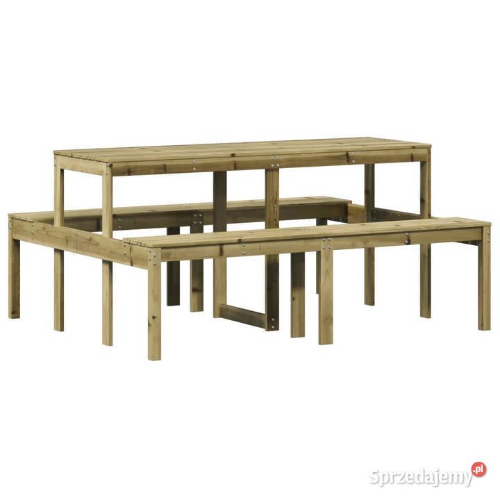 Stół piknikowy 160x134x75 impregnowane drewno Warszawa