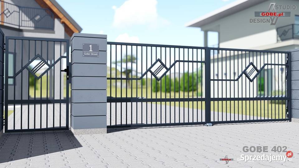 Bramy furtki nowoczesne ogrodzenia panelowe Gliwice