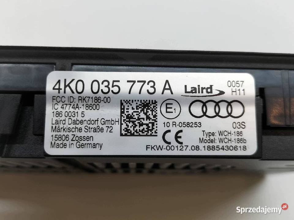 MODUŁ ŁADOWARKA INDUKCYJNA 4K0035773A Audi A7 II