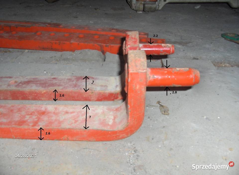 Belka zaczepowa kverneland 094192 Rolnictwo Jawiszowice