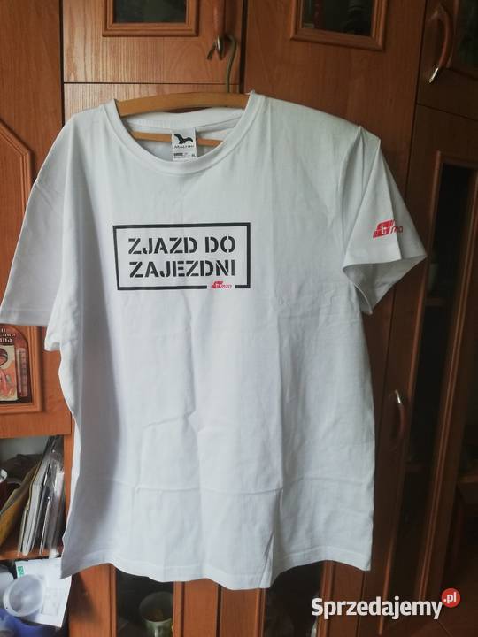 Koszulka z napisem Koszulki Warszawa sprzedam