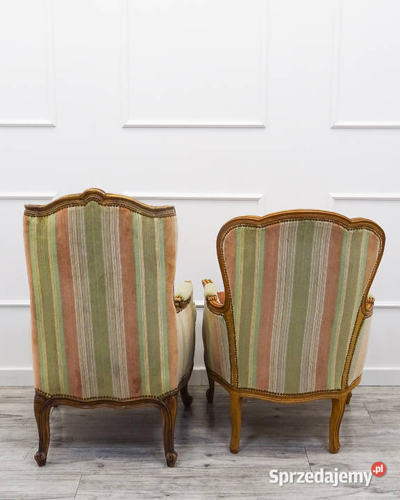 Tapicerowane Fotele Bukowe KOMPLET Fotel Ludwik Kalisz