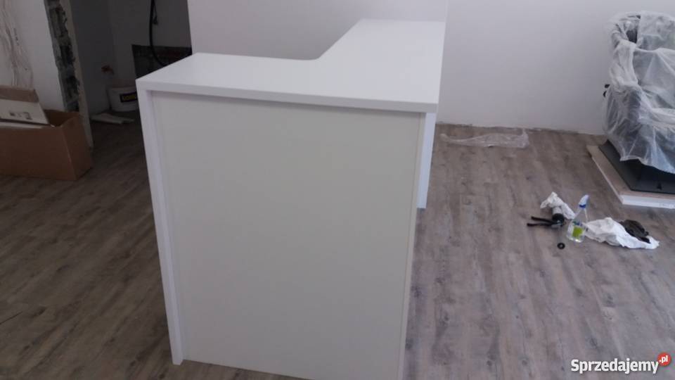 Lada recepcyjna narożna Recepcja Lada sklepowa L Wyposażenie firm Będzin