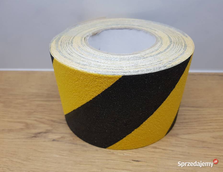 Taśma antypoślizgowa ASTAT żółtoczarna APA 100mm Golina