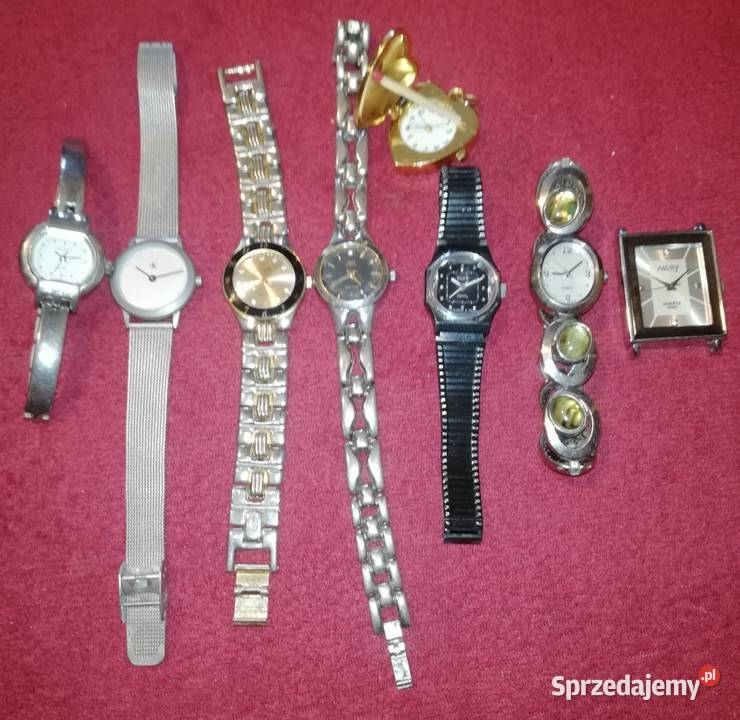 Zegarki damskie 8 sztuk wyprzedaż Warszawa
