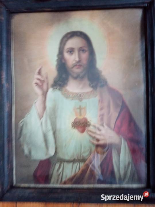 Obraz swiety oleodruk Antyki Antyki Gdów sprzedam