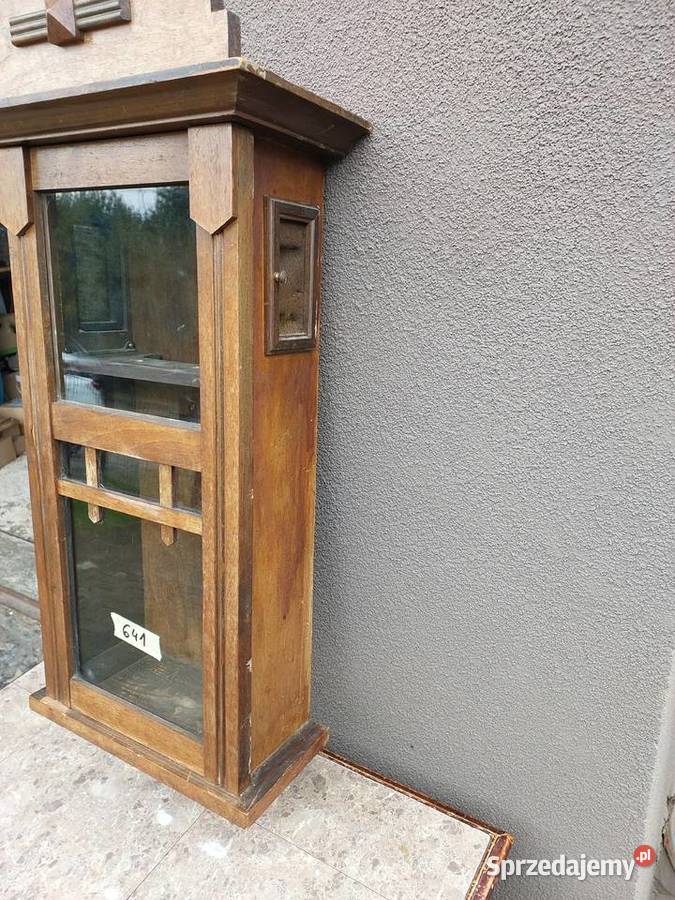 641 Skrzynia obudowa starego zegara szafka Tczew sprzedam