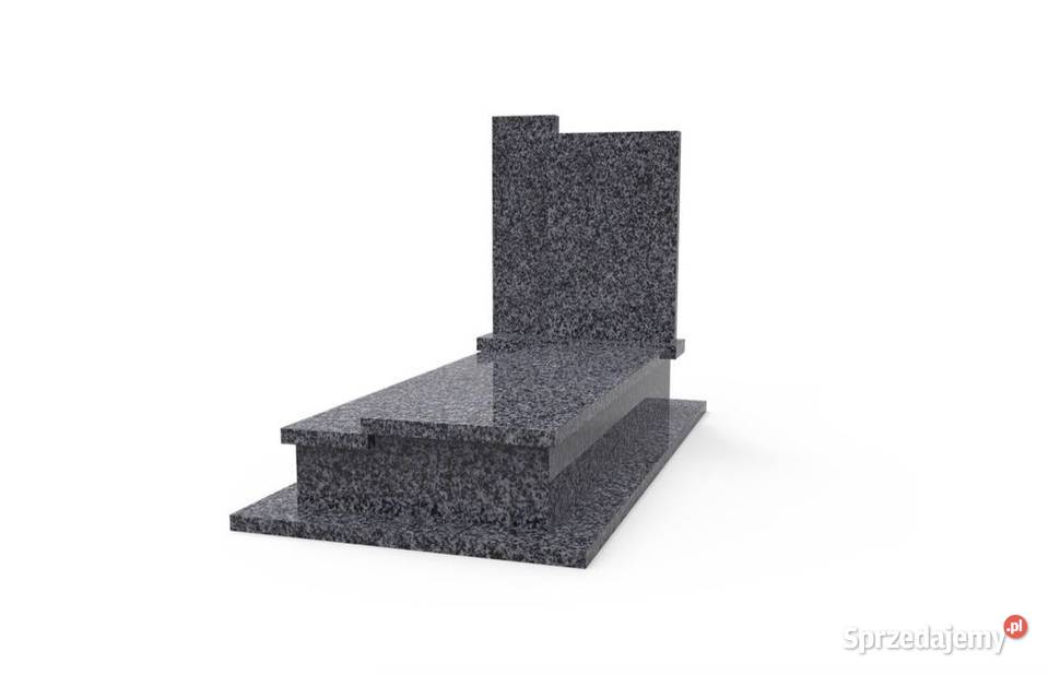 Nagrobek Granitowy Pojedynczy Premium Pomnik z Mieleszynek