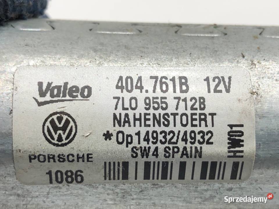 SILNIK WYCIERACZEK TYŁ VW TOUAREG 7L0955712B SUV osobowe podkarpackie