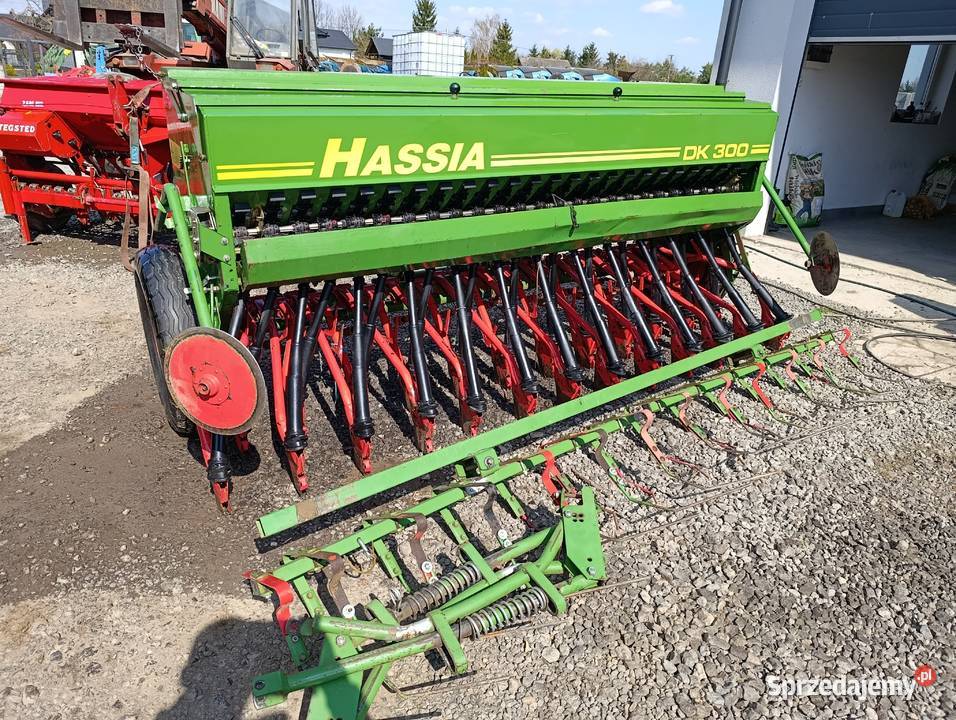 Siewnik zbożowy hassia dk 300 nieuszkodzony Rawica Nowa