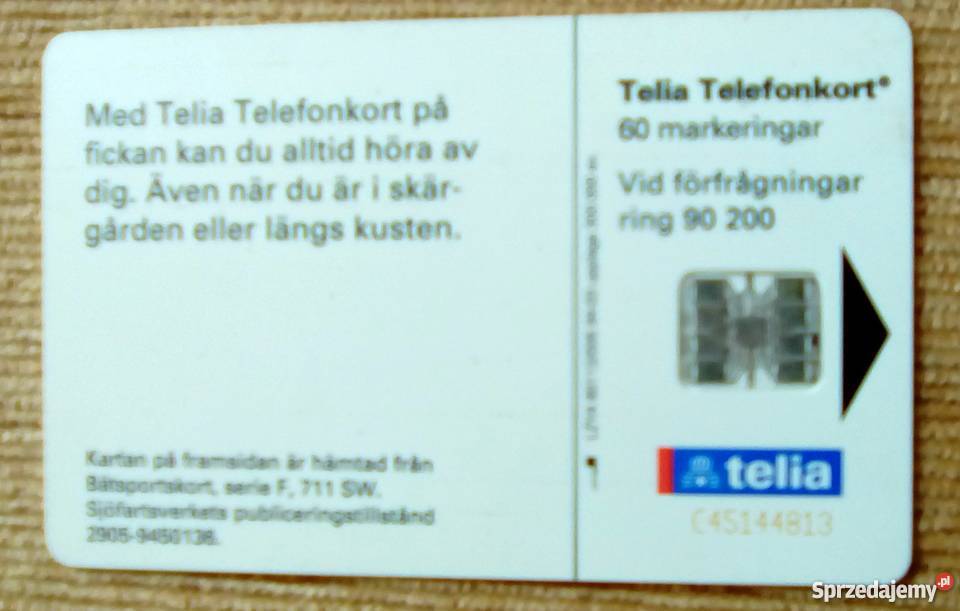 MAPA MORSKA OKOLIC BORGHOLM NA WYSPIE OLANDIA Piszczac