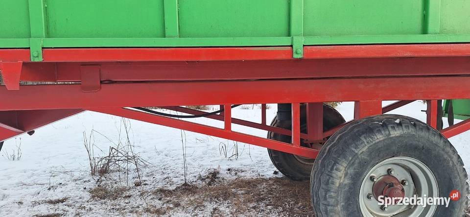 Przyczepa jednoosiowa masywna wywrotka Lubin