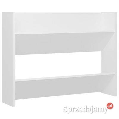 vidaXL Półka ścienna na buty biała 80x18x60 Warszawa