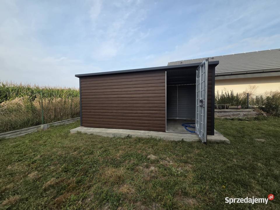 Domek ogrodowy narzędziowy 53 Ciemny Orzech wielkopolskie Wapno