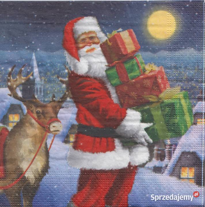 Decoupage serwetki Papierowe Boże Narodzenie 6