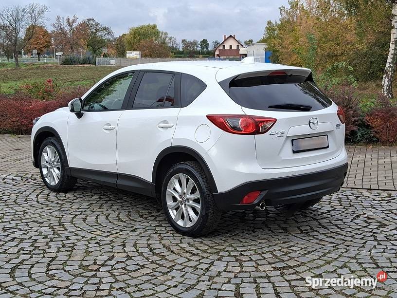 Mazda CX5 Automat 4x4 Skóra Kamera Navi BOSE biały wielkopolskie Słupca sprzedam