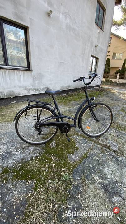 Damski miejski rower b twin czarny matowy Pozostałe Łódź