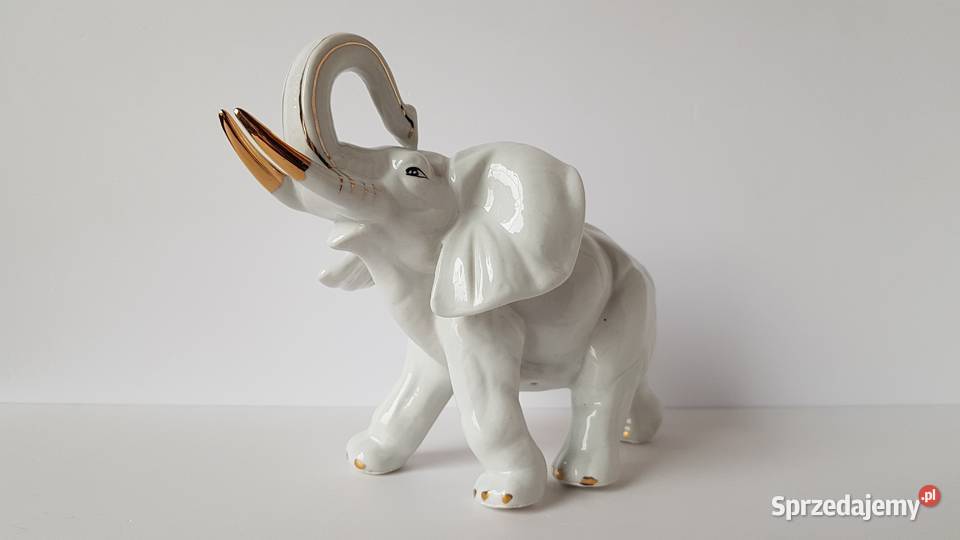 Porcelanowa figurka słoń 3 porcelana sprzedam