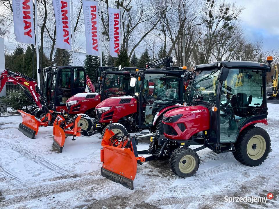 Japoński ciągnik YANMAR SA424 Q 26 4x4 Kabina nieuszkodzony Łódź sprzedam