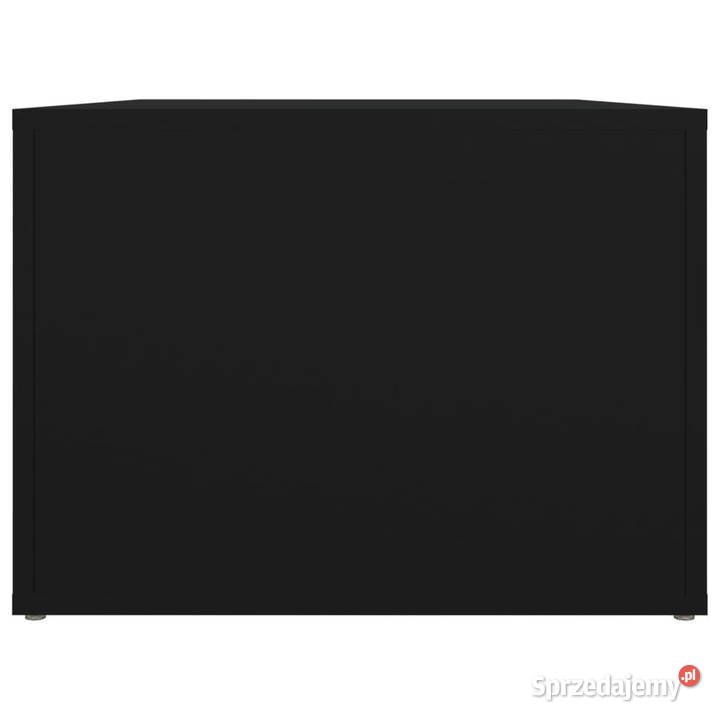 Stolik kawowy czarny 80x50x36 materiał Warszawa sprzedam