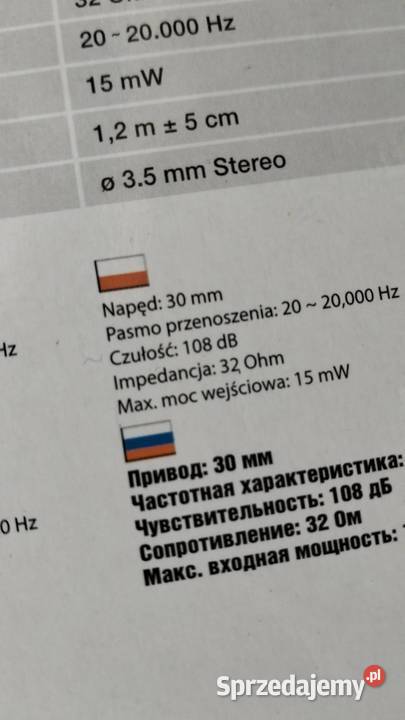 Słuchawki przewodowe Biłgoraj