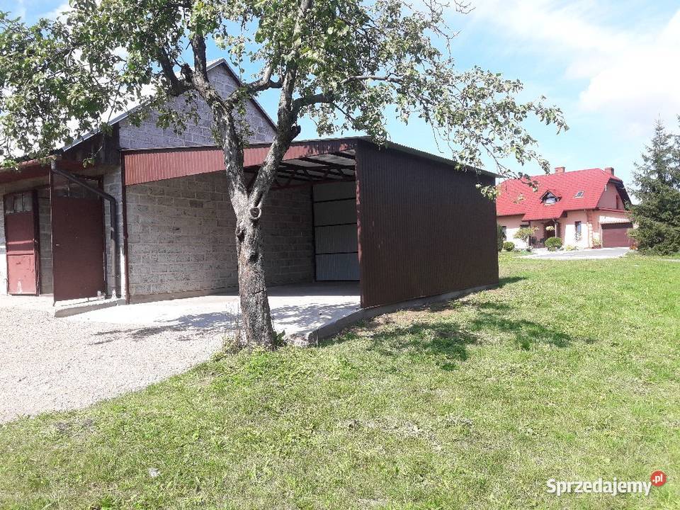 Duży Ocynkowany Garaż BlaszanyHala w OcynkWiata lubelskie Opole Lubelskie sprzedam
