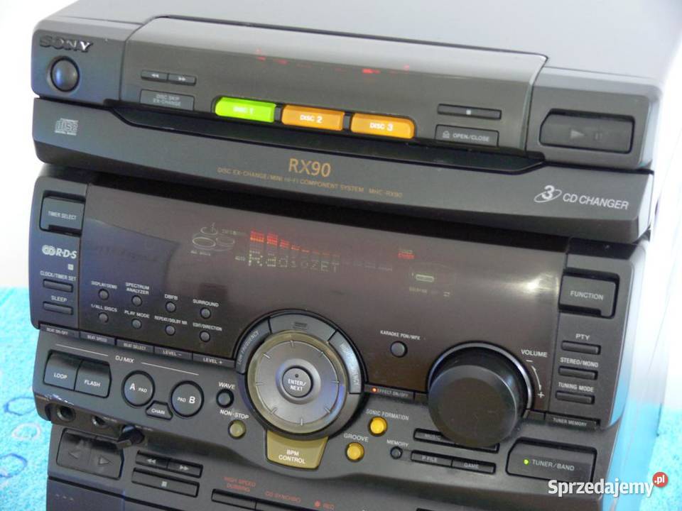 Wieża Sony HCDRX90 mocna 230 wat WYSYŁKA Wieże i miniwieże Jasło