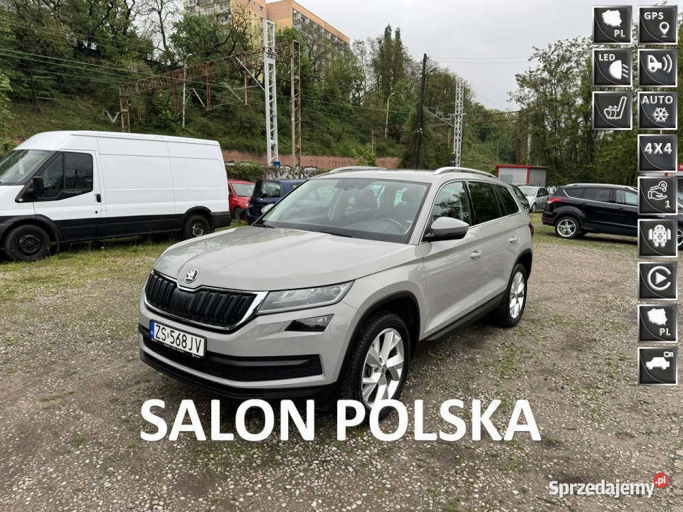 koda Kodiaq 20TDi1504x4BezwypadkowyPierwszy centralny zamek Szczecin