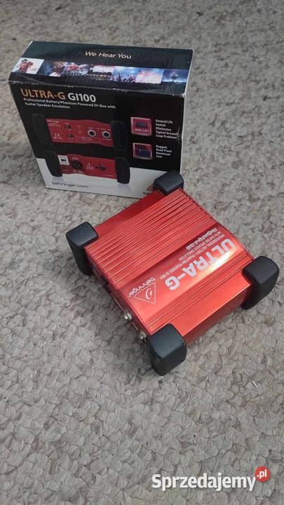 Behringer GI100 ULTRAG DIBOX DO GITARY mikserym nagłośnienie