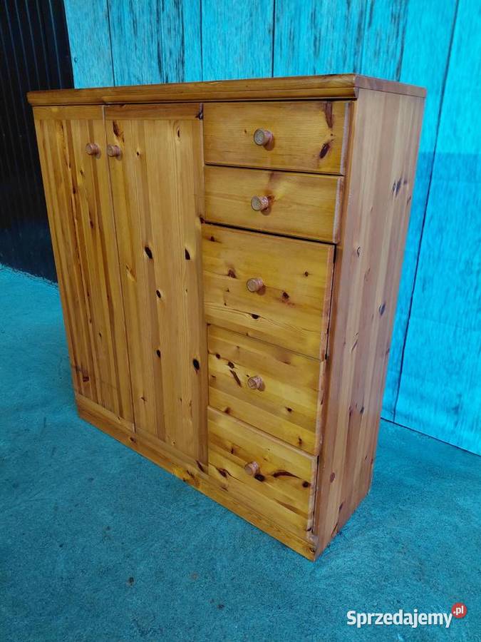 wysoka komoda sosnowa 465 Byczyna sprzedam